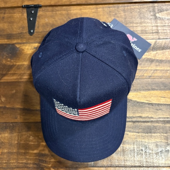 Vineyard Vines American Flag Dark Blue Cap - Picture 3 of 6